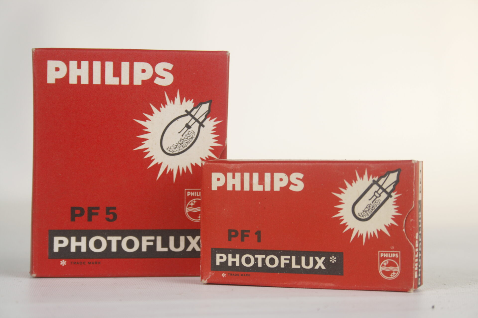 Philips Photoflux PF1 en PF5 flitslampjes