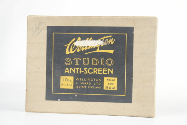 Wellington Studio Antiscreen fotoplaten. 9×12. Engeland